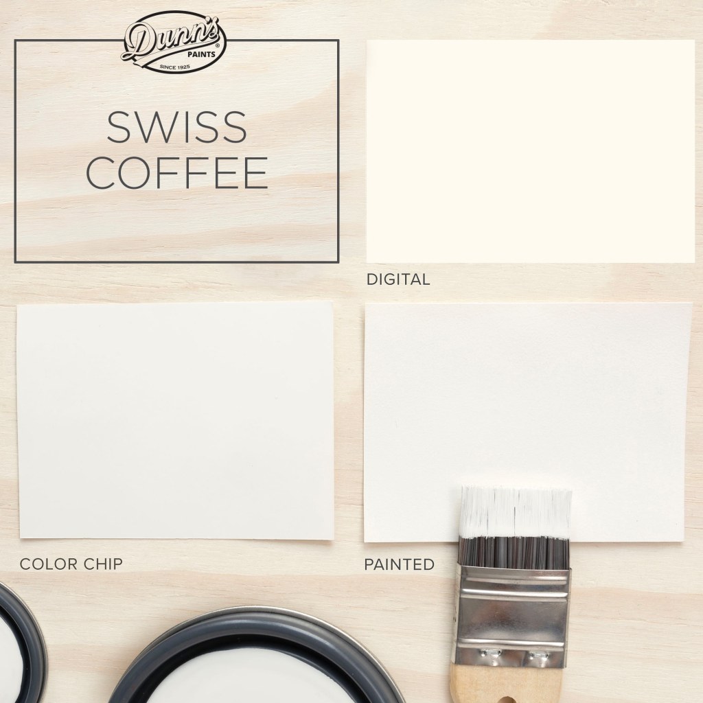 Picture of: Dunn’s® PAINTS SELECT Interior Eggshell, Size: -Gallon Kit, Color: Swiss  Coffee