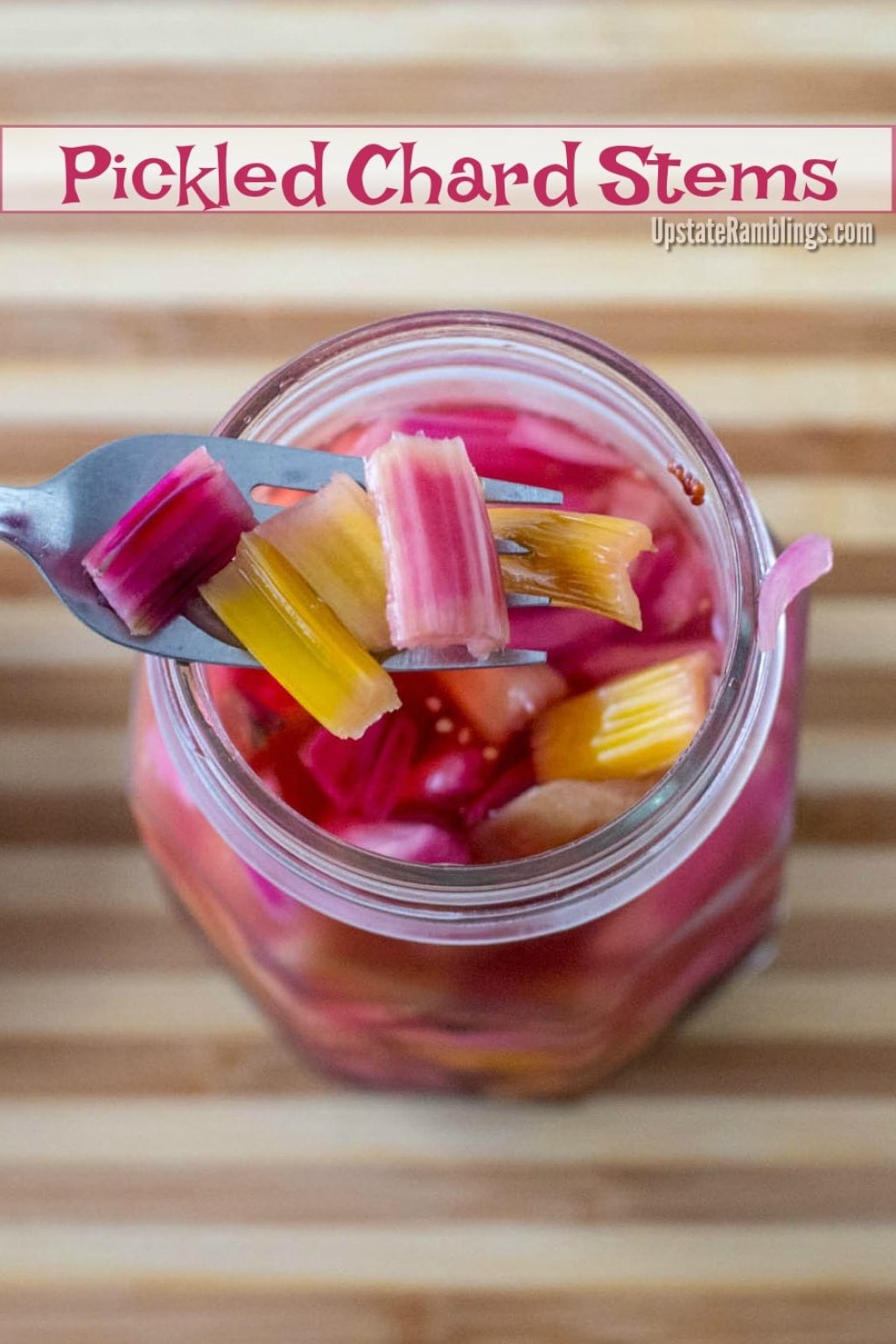 Picture of: Pickled Chard Stems – Upstate Ramblings