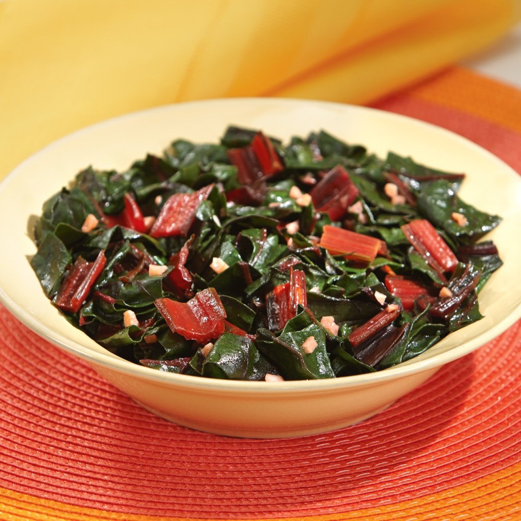 Picture of: Steamed Swiss Chard
