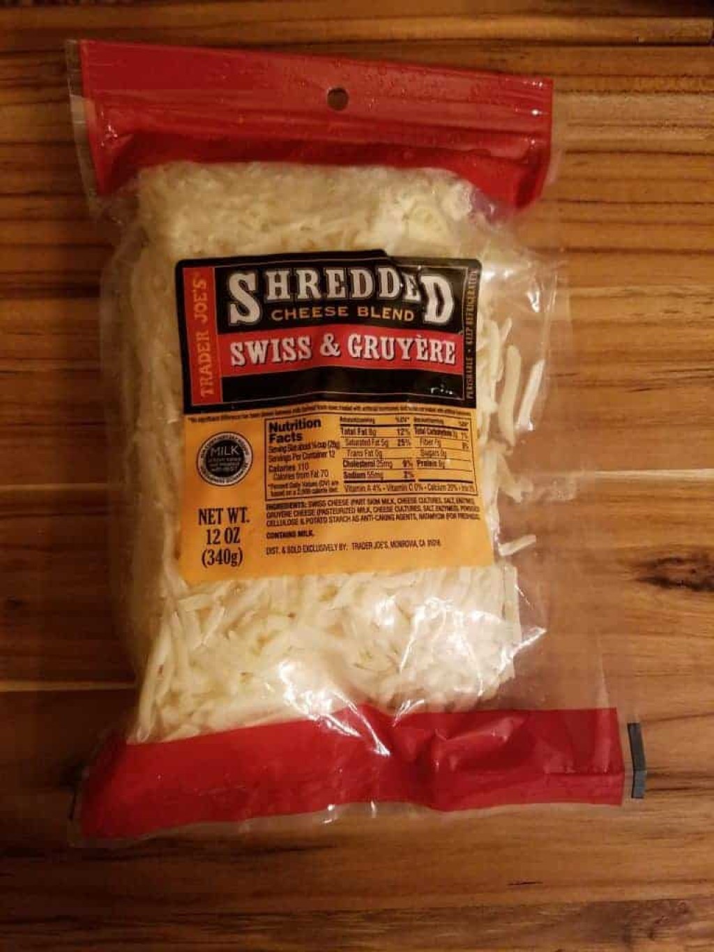 Picture of: Trader Joe’s Shredded Swiss and Gruyere Cheese Blend – BecomeBetty